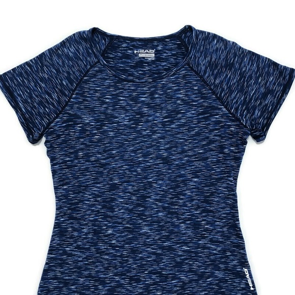 HEAD | Blue + White Athletic T-Shirt | Size XS - Picture 4 of 13